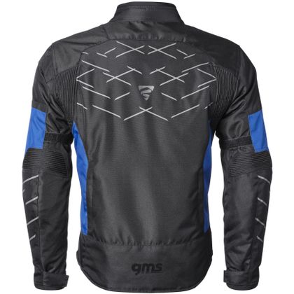 GMS KASAI WATERPROOF Motorbike Jacket - Black / Blue