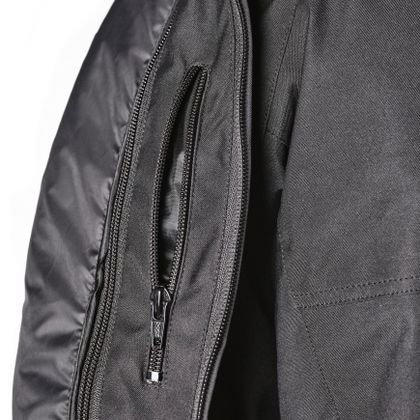 Blouson Moto GMS DOWTOWN WATERPROOF - Noir