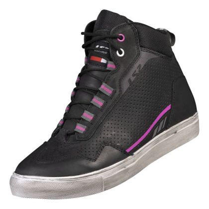 LS2 ZOE LADY Motor sneakers - Zwart / Violet Ref: LS1423 