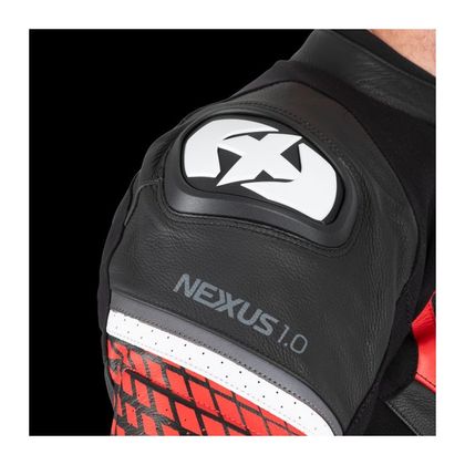 Oxford NEXUS 1.0 Motorbike Jacket - Black / Red