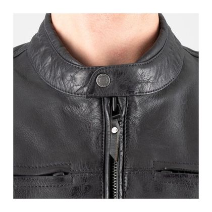 Blouson Moto Oxford HOLTON - Noir