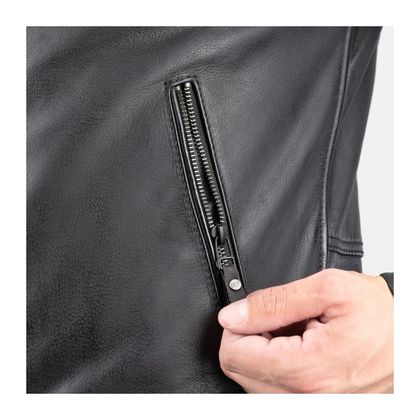 Blouson Moto Oxford HOLTON - Noir
