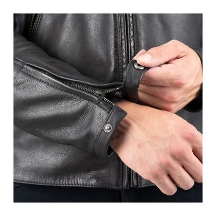 Blouson Moto Oxford HOLTON - Noir