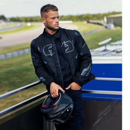 Oxford OMEGA 1.0 DRY2DRY Motorjas - Zwart