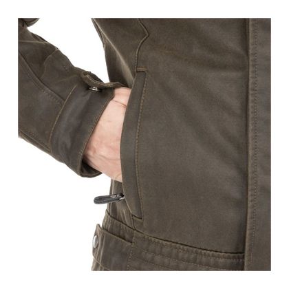 Oxford HARDY 2.0 WAX Motorjas - Groen