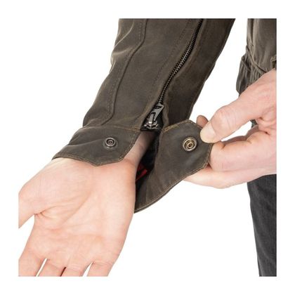 Oxford HARDY 2.0 WAX Motorjas - Groen