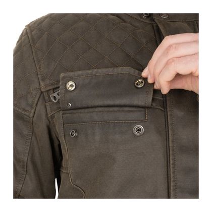 Oxford HARDY 2.0 WAX Motorjas - Groen