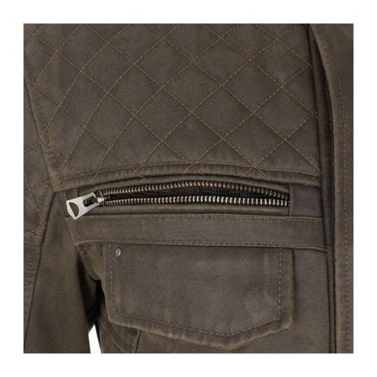 Oxford HARDY 2.0 WAX Motorjas - Groen
