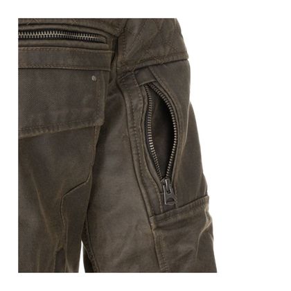 Oxford HARDY 2.0 WAX Motorjas - Groen