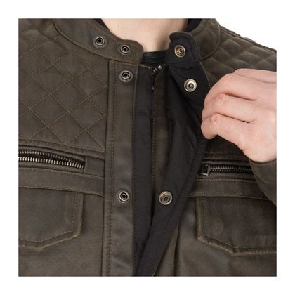 Oxford HARDY 2.0 WAX Motorjas - Groen