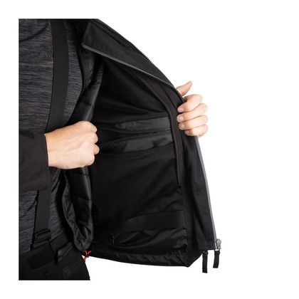 Oxford HINTERLAND 2.0 DRY2DRY TRILAMINATE Motorvest - Zwart / Grijs