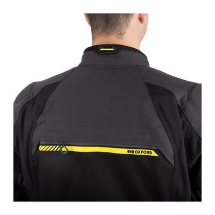 Oxford HINTERLAND 2.0 DRY2DRY TRILAMINATE Motorvest - Zwart / Grijs