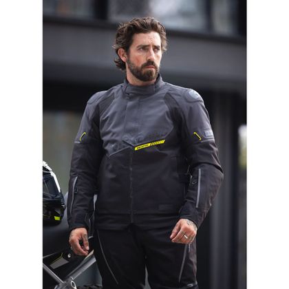 Oxford HINTERLAND 2.0 DRY2DRY TRILAMINATE Motorvest - Zwart / Grijs