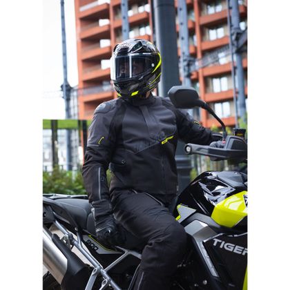 Oxford HINTERLAND 2.0 DRY2DRY TRILAMINATE Motorvest - Zwart / Grijs