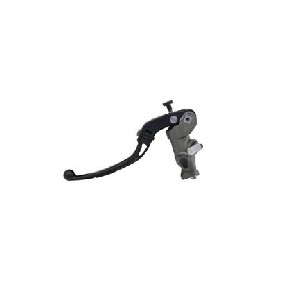 Maitre cylindre d'embrayage Accossato radial 14 PRS avec levier long rabattable Universel - Gris / Noir Ref : ACC0067 / CY081-L-RST 