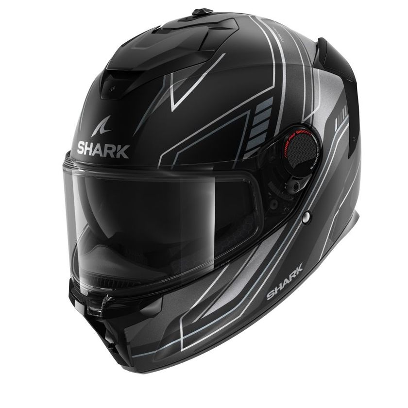 SHARK Visiera Per Casco Spartan GT - Fumée Foncée, Taglia Unica, Trattamento Antigraffio - Foto 4