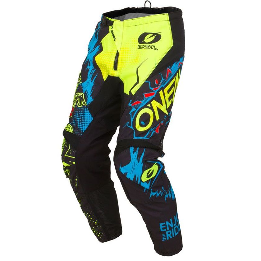 O'Neal Element RACEWEAR Pantaloni Da Motocross Uomo, Giallo Neon E Nero, Taglia 36 - 4
