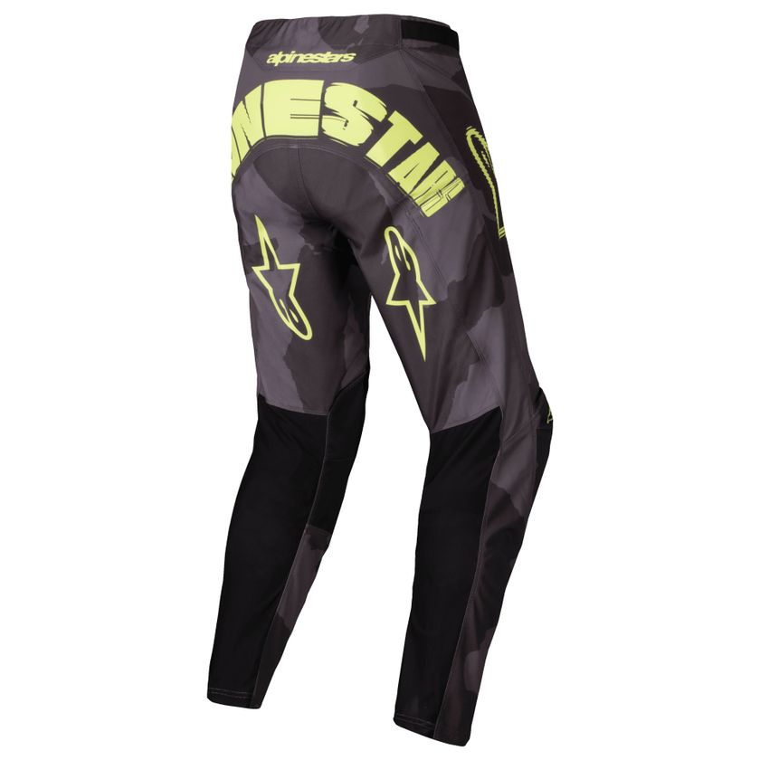 Pantalon Motocross SCRUB Adulte - Certification CE - Tissu Stretch Et Renforts - Bleu/Orange - 7