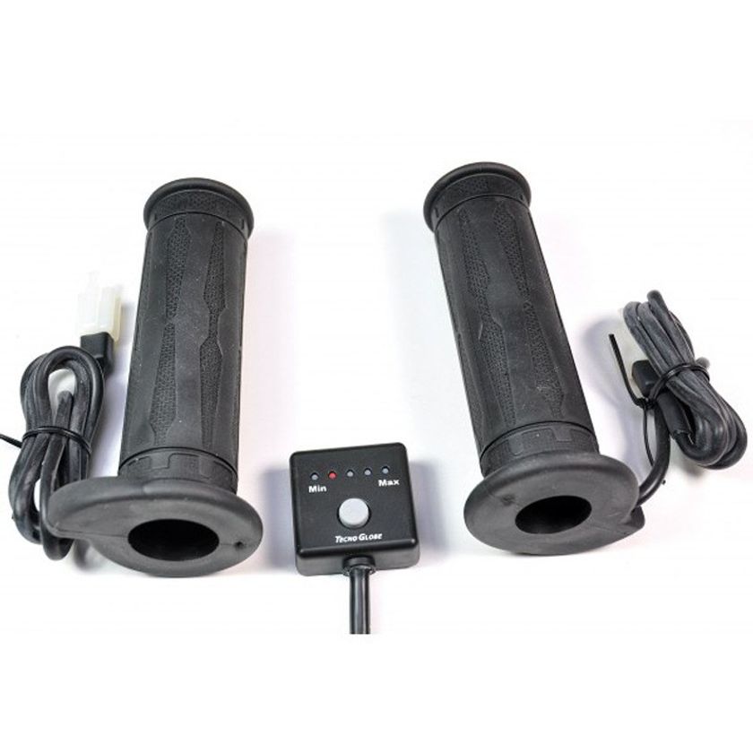 Poignées Chauffantes Pour Moto USB - 3 Niveaux De Température (50°C à 70°C), étanches IP67, Universelles Pour Guidon 22 Mm - 9