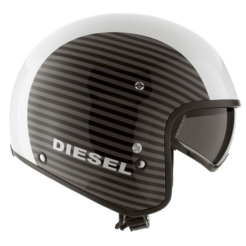 Casque Diesel HI-JACK STRIPES - Casque Jet - Motoblouz.com