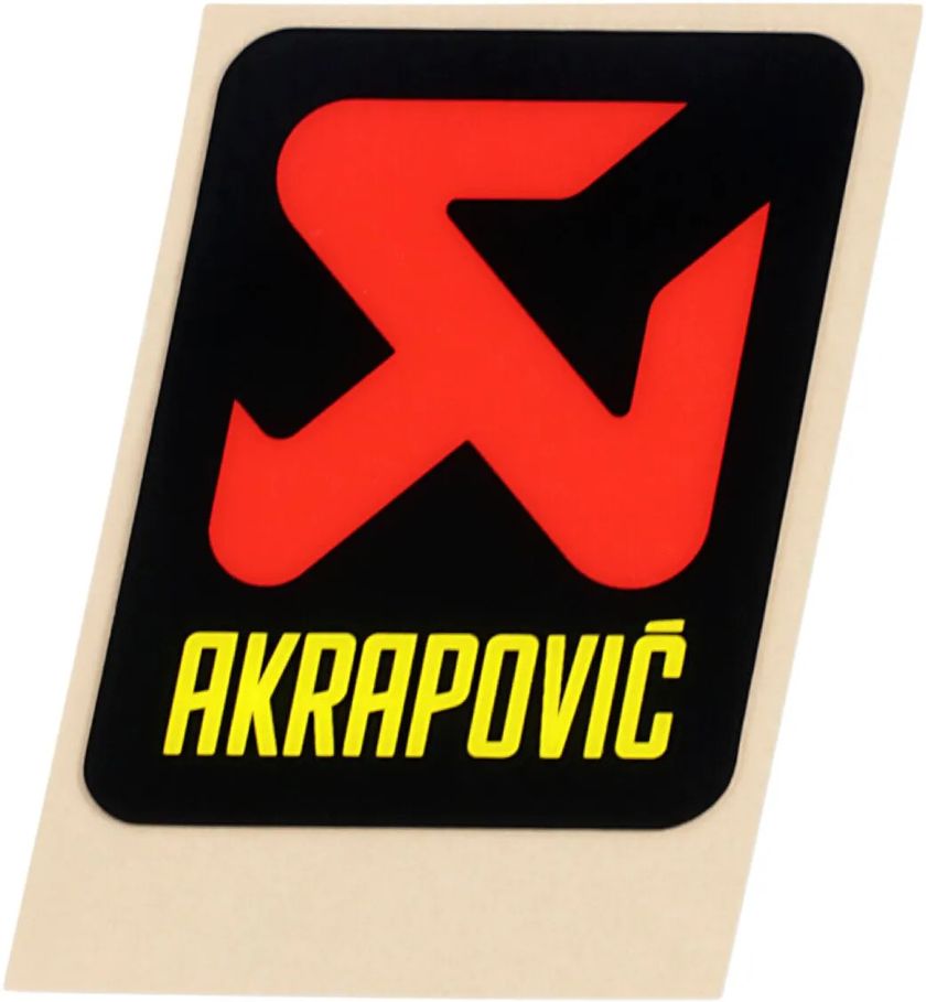 Exhaust sticker Akrapovic Sticker 1 Universal - Motoblouz.com