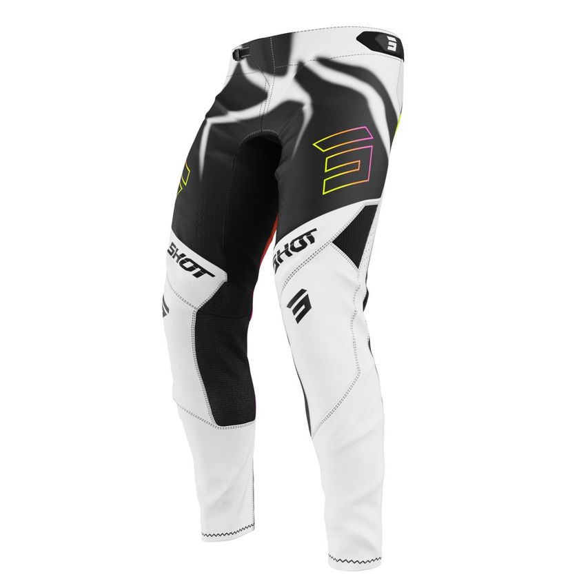 Pantalon Moto Cross SCRUB Adulte - Polyester Stretch, Renforts Genoux, Ventilation - Certifié CE - 2
