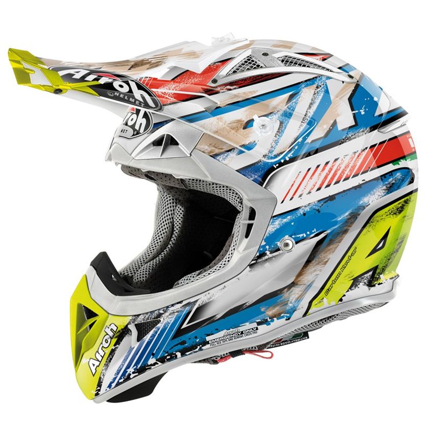 Casque cross Airoh AVIATOR 2.1 - SIX DAYS EDITION LIMITEE - Motoblouz.com