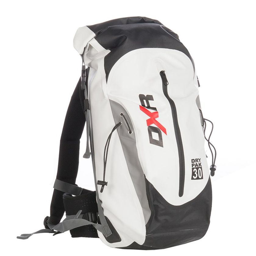 Sac ?� dos DXR OVER-CRAFT 30 BLANC 1 universel - Motoblouz.com