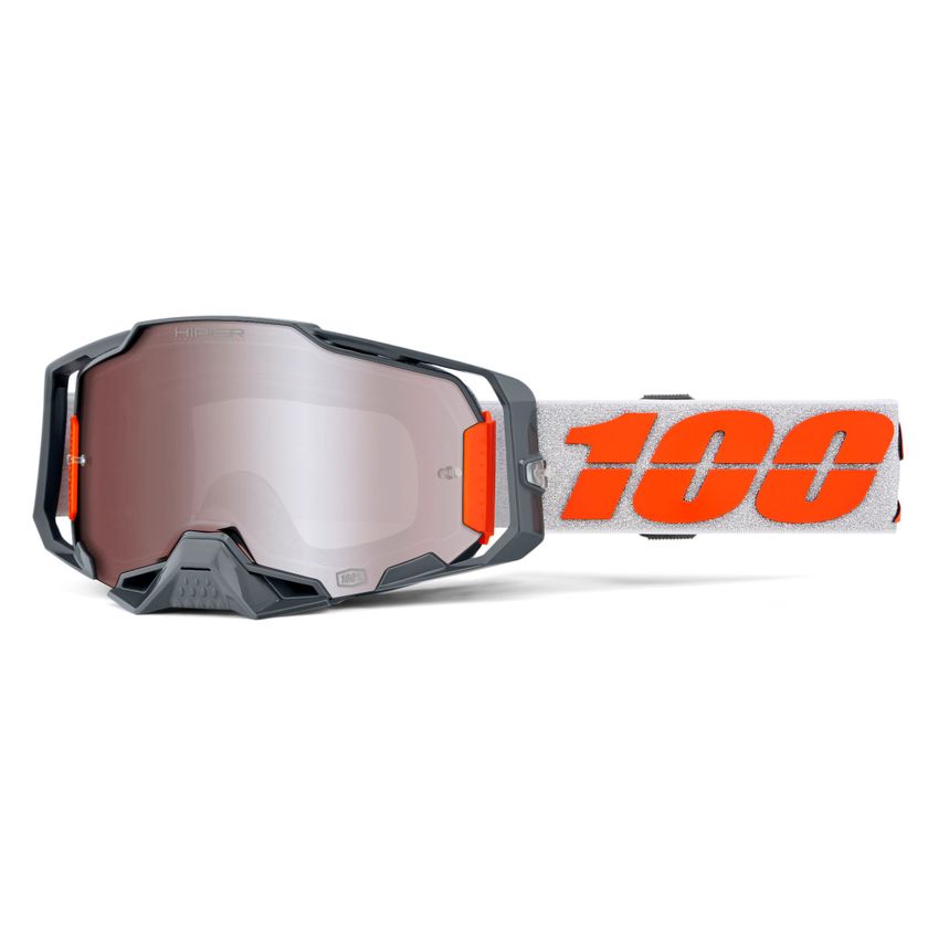 Masque cross 100 ARMEGA HiPER Silver Ecran Mirror Silver