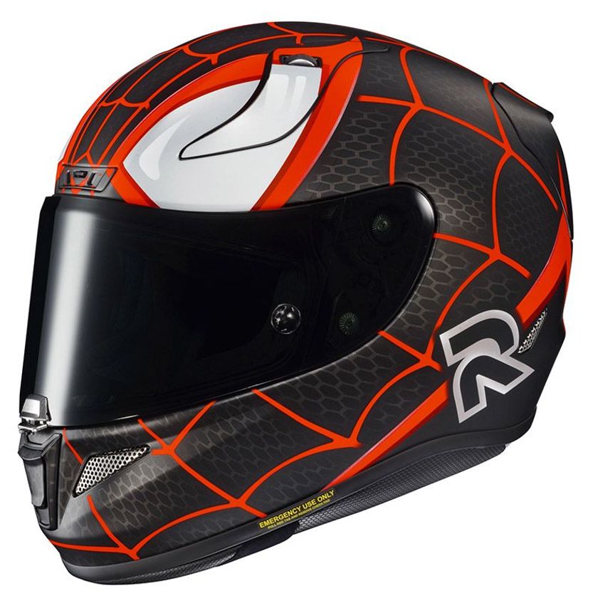 Casco Hjc RPHA 11 SPIDERMAN MILES MORALES MARVEL Motoblouz.es