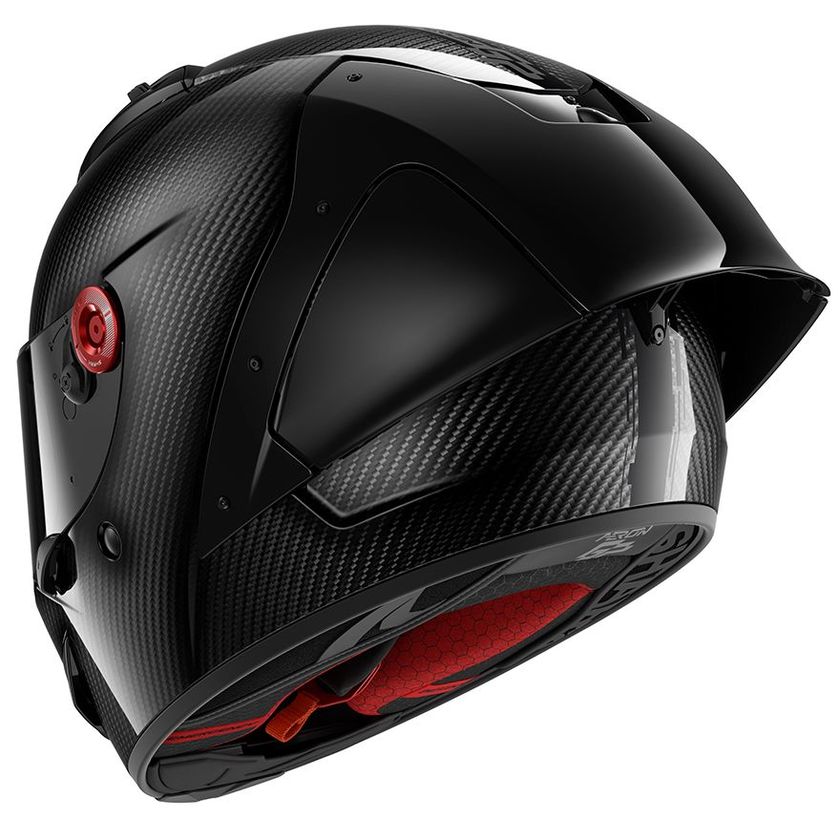 Casque Moto Intégral SHARK Aeron Edgy Carbon Red Chrome – Ultra-léger Et Super Aérodynamique Pour La Route
