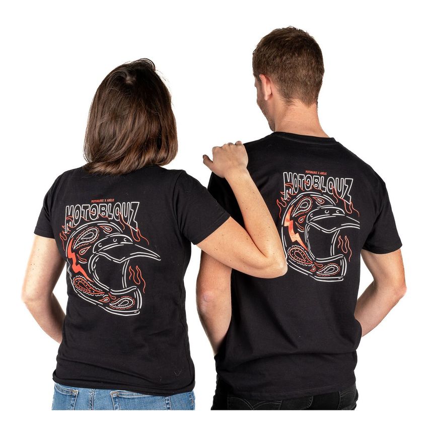 T-shirt Moto Racing - manches courtes homme, vintage, imprimé - FRJXD3