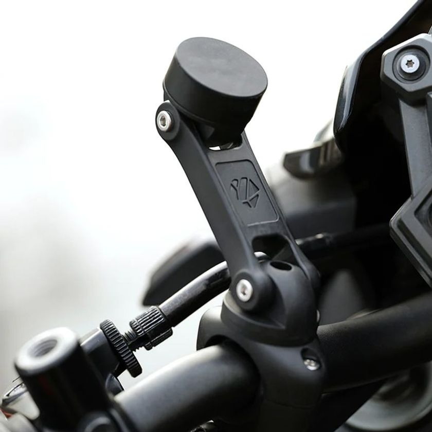 Support de téléphone universel pour moto, support de guidon en alliage d' aluminium avec base rotative à 360 degrés, compatible avec vélo, électromobile