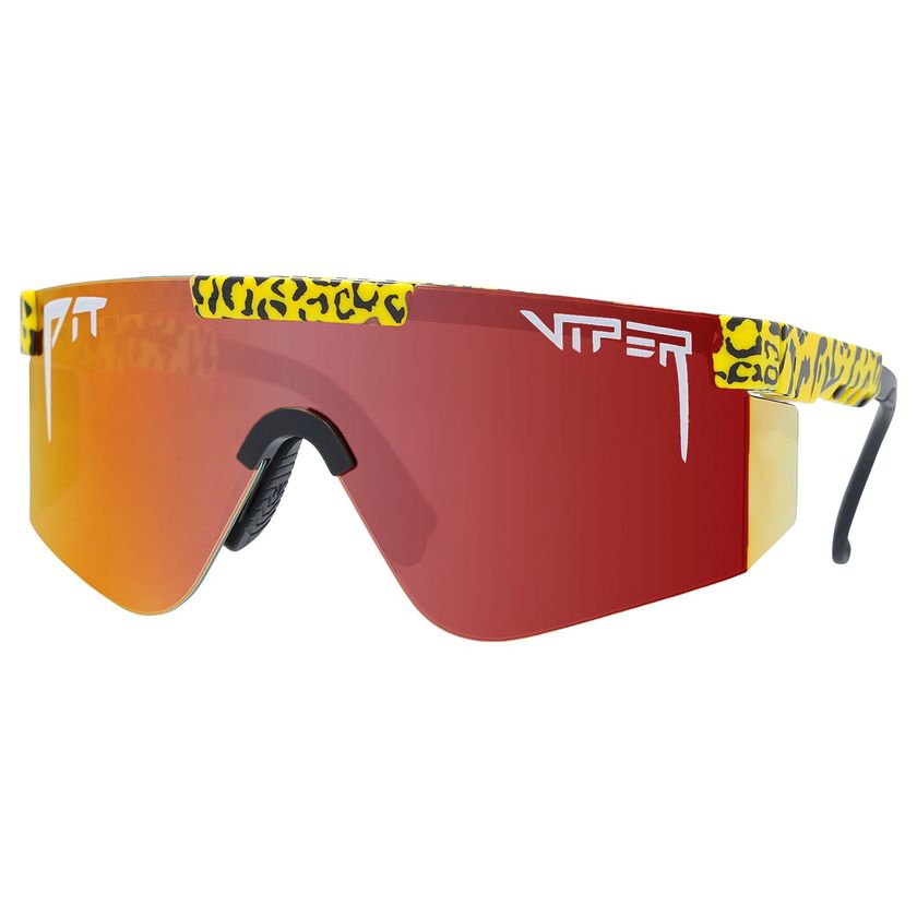 Lunettes De Soleil Pit Viper Style Sport - Verre Noir, Monture Noire, Protection UV400 - Unisexe