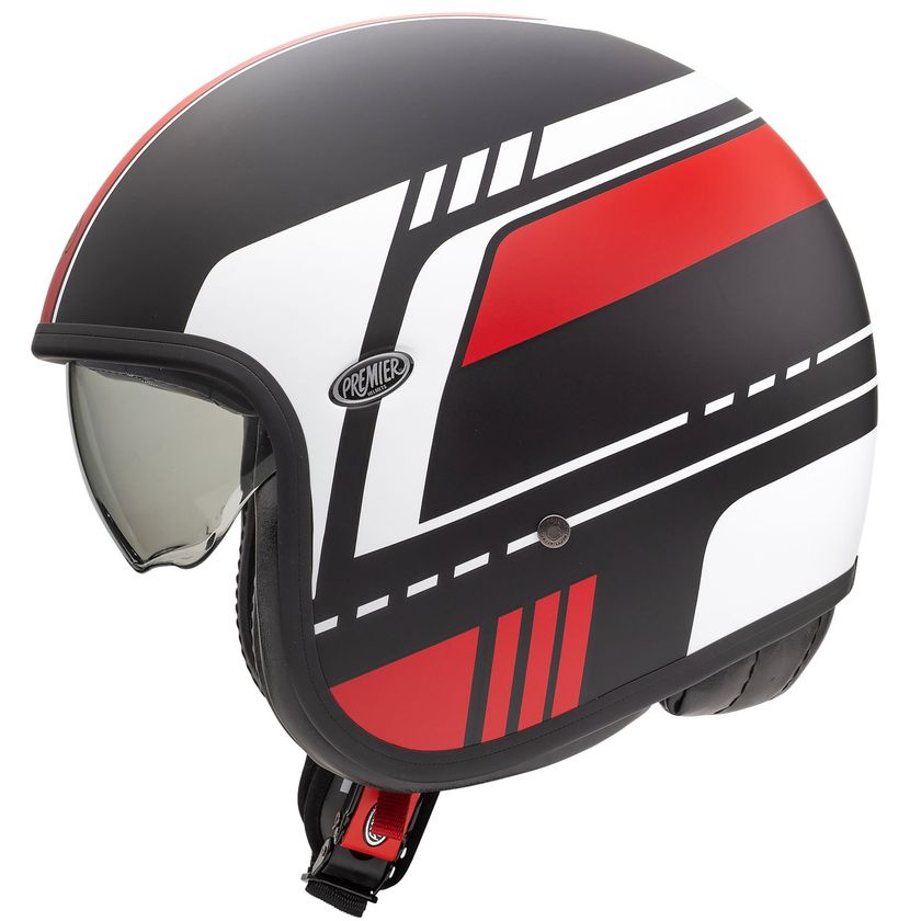 Soldes Casque Jet Premier VINTAGE BL MATT Motoblouz