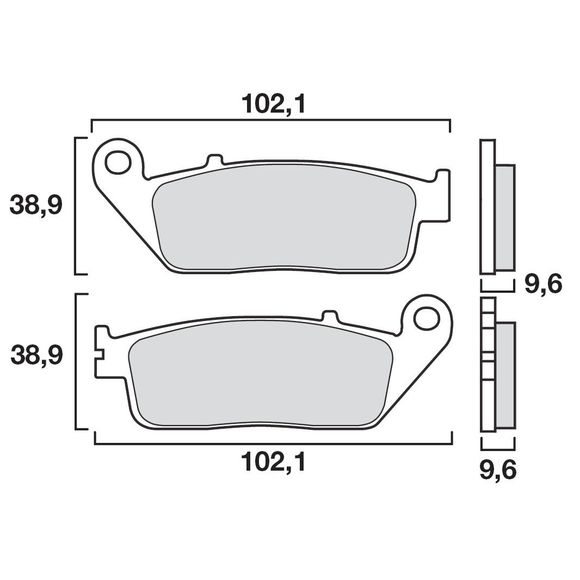 Pastiglie freno 07HO4108
