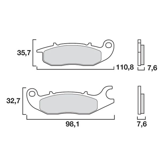 Pastiglie freno 07HO5606