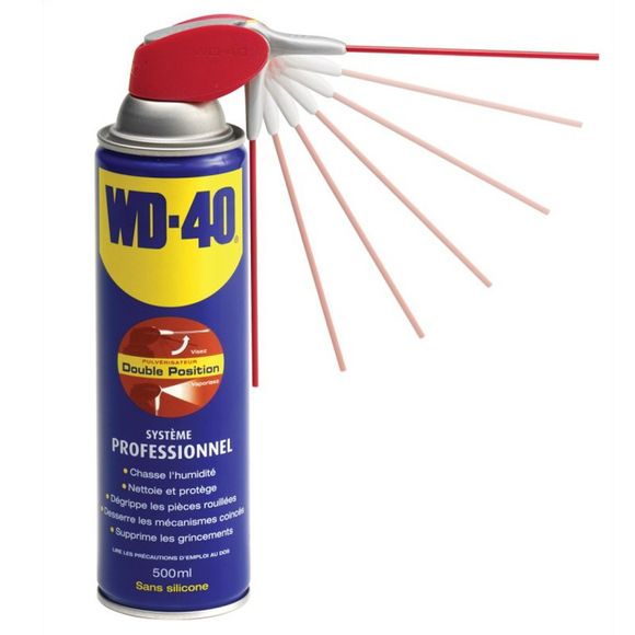 Spray WD-40 double-position