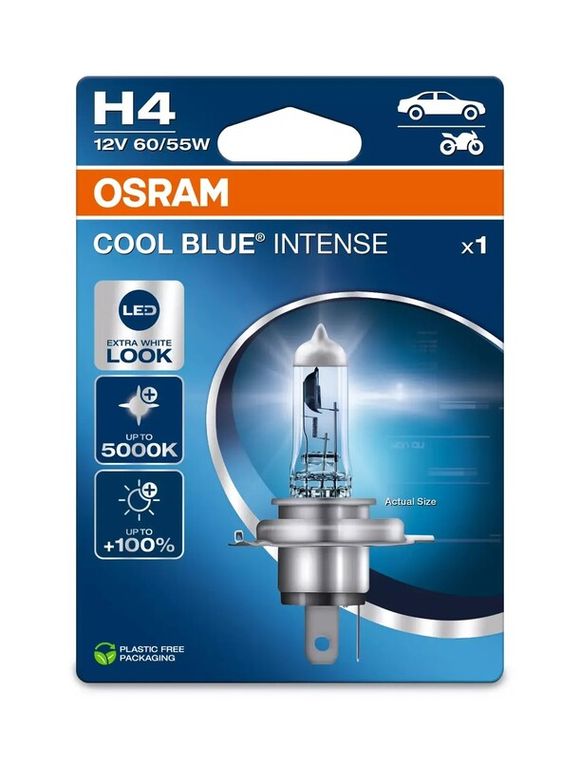 Lampada H4 Cool Blue Intense 12V 60/55W