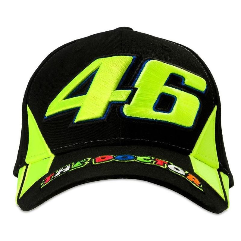Casquette d'équipe VR46 wrt pour enfants, noire
