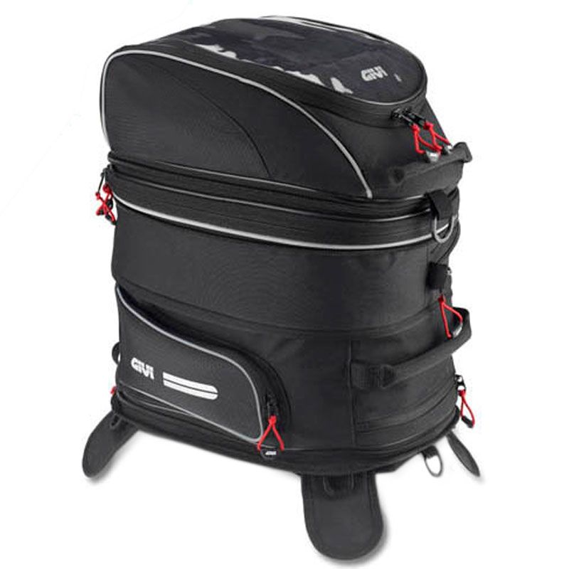 Sacoche De Réservoir GIVI EA103B Magnétique Et Modulable | Sac à Dos Convertible 28+18L Pour Moto - Pratique Et Sécurisé
