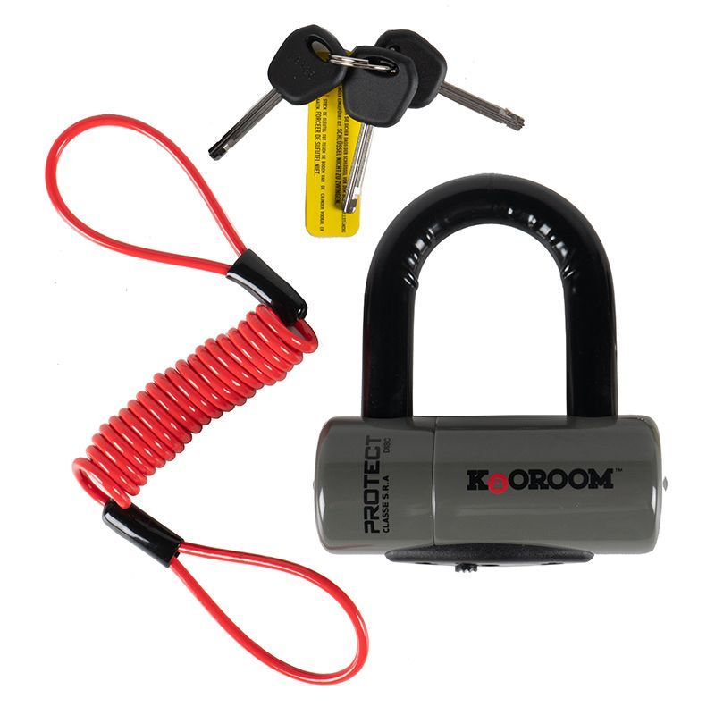 Antivol Moto U PROTECT 250 SRA - Acier 18 Mm - Double Verrouillage - Résiste à 7 Tonnes - Pour Assurance
