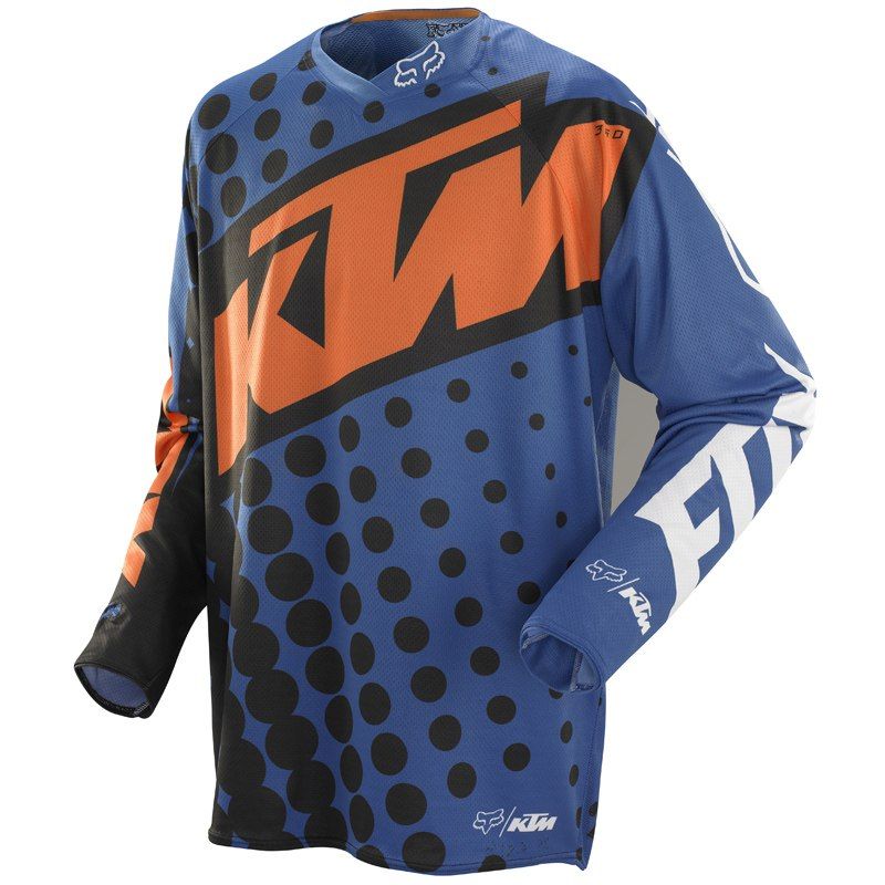 Maillot cross Fox destockage 360 KTM ORANGE/BLUE JERSEY Tenues