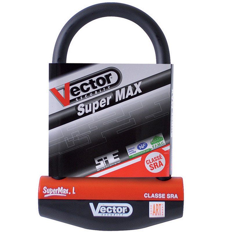 Antivol Moto U VECTOR Super Max M2 - Ø16mm 108x250mm - Classe SRA - Ultra Résistant Recommandé FFMC