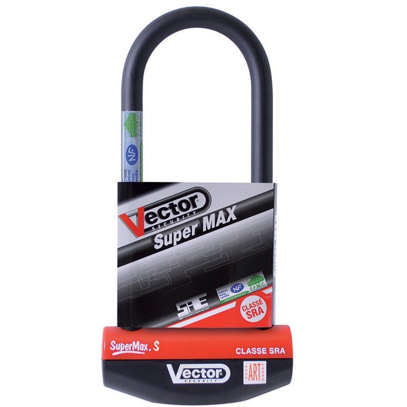 Antivol Cadenas En U Vector Super AMX L2 - Homologué SRA/NF/FFMC - Dimensions 130x320 Mm - Neuf